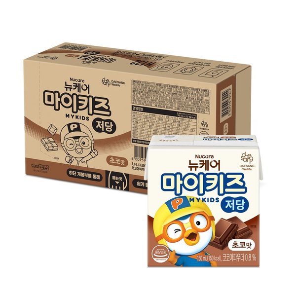뉴케어 마이키즈 저당 초코맛 (150mlx24팩), 1박스