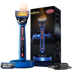 미국 질레트 면도날 리필 교체 Gillette Heated Razor for Men Bugatti Limited Edition Shave K