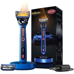 미국 질레트 면도날 리필 교체 Gillette Heated Razor for Men Bugatti Limited Edition Shave K