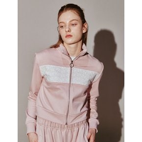 Lace 7 Track Top Pink