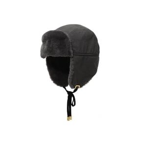 FLIGHT RABBIT HAT / FUR / CHARCOAL