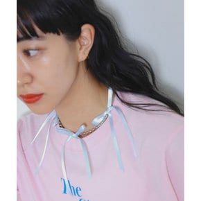 레이 빔즈 볼 체인 리본 목걸이