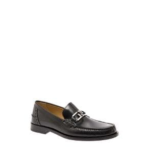 남성 Black OLock Loafer in Leather Man