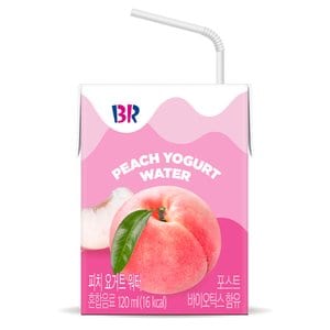  배스킨라빈스 과즙워터 피치요거트 120ml 24팩