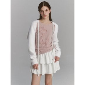 Lace Rose Long Sleeve Pink