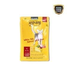 보양대첩 고양이 파우치 (화)-흰살생선,연어유와비트 80g