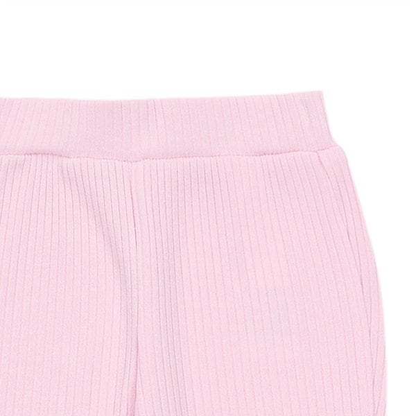 [여주점] 핑크 샤 프릴 골지 팬츠 (Q51DCP070)