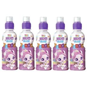 웅진 티니핑 멀티비타민  미네랄 포도펫 200ml x 5개 (S51588420)