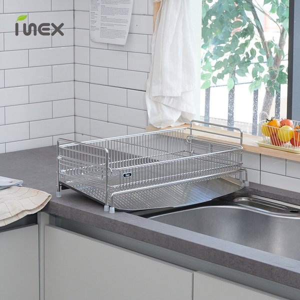 (단품) 아이넥스 식기건조대 클린엣지 스마트 플러스