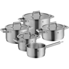 독일 WMF 가정용 주방 냄비 1806925 WMF Comfort Line 5-Piece Induction Saucepan Set with Gla