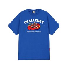 CHALLENGE BOAT BEAR GRAPHIC 티셔츠 - 블루