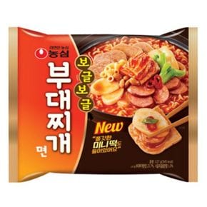 농심 보글보글 부대찌개면 127g 16봉지[34650238]