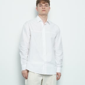 M456 over washing cut shirt white