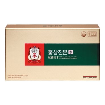 [한국인삼공사]정관장 홍삼진본(40ml*30포) + 쇼핑백 증정