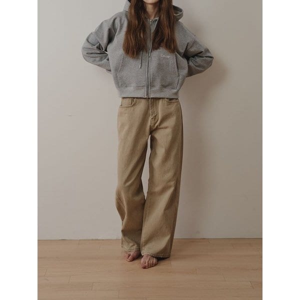 OLSW06 Curved Wide Denim _Beige