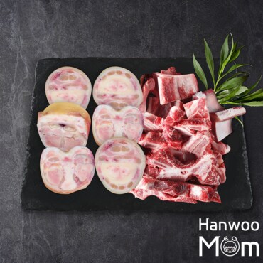 민통선한우 [한우맘] 우족 2kg + 잡뼈 2kg