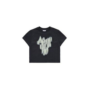 아크메드라비 BLUR LOGO CROP SHORT SLEEVE T-SHIRT BLACK 블러로고크롭 블랙 SSCLBR-BLK