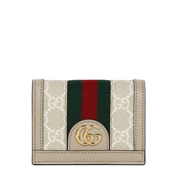 [부산점] 25FW 베이지 화이트 GG 오피디아 카드 반지갑 523155 UULAG 9682