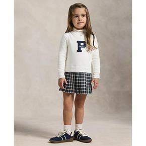 폴로 키즈 여아 2-6세 레터맨 플리스 스웨트셔츠 드레스(CWPODRSR3D21087100)
