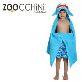 ZOOCCHINI 주치니 캐릭터 후드타올 주니어 Sherman the Shark