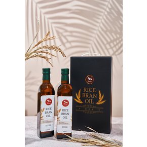 드래곤플라이 현미유 500ml 2병 (선물세트)