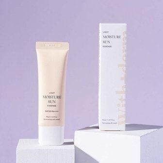  위드덤 라이트 모이스쳐 선에센스 SPF50+ 50ml 혼합자차 선크림