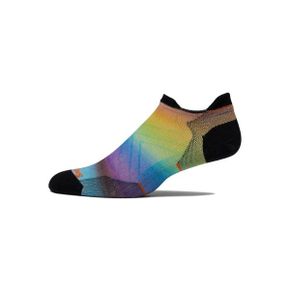 Smartwool 스마트울 런 제로 쿠션 프라이드 레인보우 프린트 낮은 발목 양말