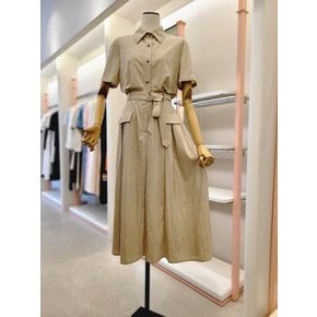 [여주점] 여성 셔츠 카라 벨티드 원피스 (ITP6YOP840)