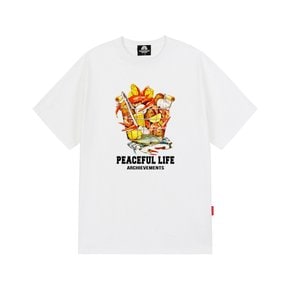 SEAFOOD BASKET GRAPHIC 티셔츠 - 화이트