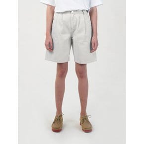 [코엑스몰] 반바지 WOMENS GARMENT DYED TWILL BERMUDA SHORTS-CREAM