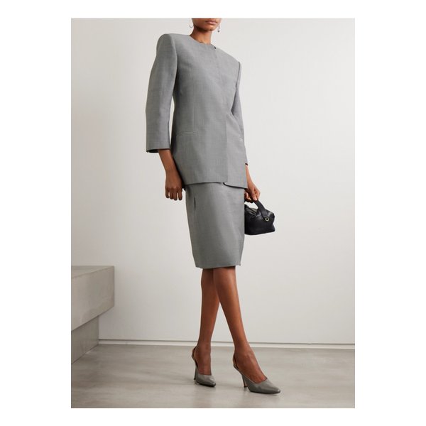 캘빈클라인 루나 울 스커트 라이트 그레이 46376663162923385