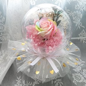 [무케]더라임코리아_신비한 로즈 아크릴 꽃풍선 여자친구 생일축하 프로포즈 기념일 커플 선물