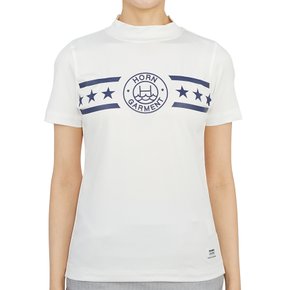 골프웨어 모크넥 여성 반팔티셔츠 HCW 2A AA02 WHITE