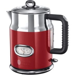 영국 러셀홉스 전기포트 RUSSELL HOBBS Retro 21670 Jug Kettle - Red 1631336