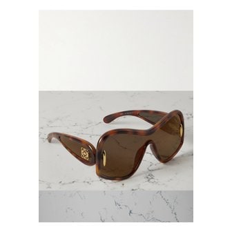 로에베 아나그램 오버사이즈 D 프레임 톨토이즈셸 아세테이트 선글라스 1647597336779839