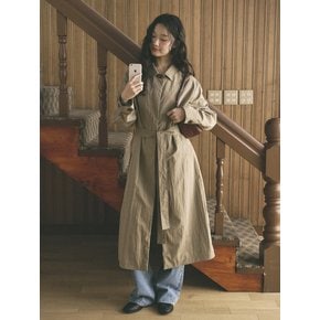클래식 싱글 트렌치  코트