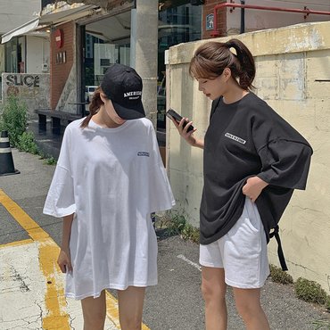 핫핑 어드벤처 오버핏 반팔티셔츠 H_TS3518