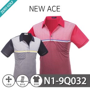 [NEW ACE] 뉴에이스 라인 포인트 카라 반팔티셔츠 Model No_N1-9Q032