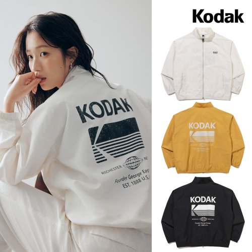 [공식]에센셜 빅로고 스탠넥 자켓 (3 COLOR)