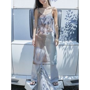 Donut Cloud Print Slip Dress