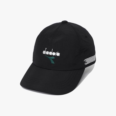 디아도라 [공식스토어] 베이직 로고 우븐 볼캡 BLACK