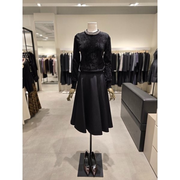 [파주점] A라인 모던 플레어 턱 스커트 JPAA0SK313