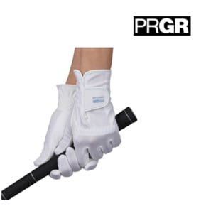 [정품] PRGR DRYHAND 드라이 핸드 여성용 양손 장갑 (화이트)