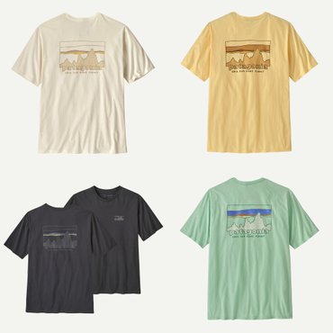 파타고니아 [파타고니아코리아](37534Q5GN)25S/S 멘즈 73 스카이라인 오가닉 티셔츠Skyline Organic T-Shirt