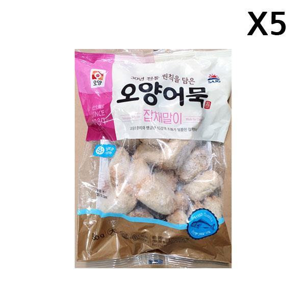 부산의 아빠 오뎅탕 어묵탕 술안주 어묵 오뎅요리 FK 잡채말이 950g X5