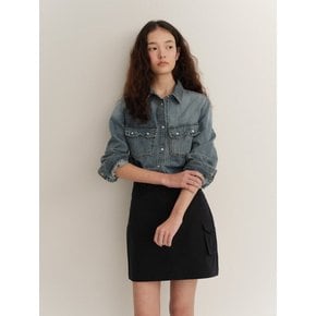 Eeay Pocket Skirt (Navy)