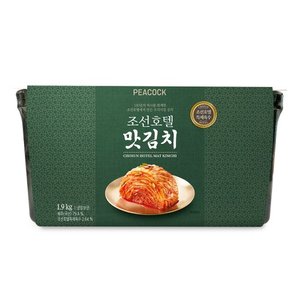 피코크 특제육수 조선호텔 맛김치 1.9kg+1.9kg_제주택배불가(무료배송)