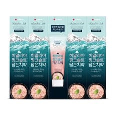 엘지생활건강 히말라야 핑크솔트 치약 160g x 5 잇몸질환 인생치약 충치 구취