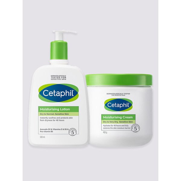 모이스춰라이징 로션 500ml  +세타필 모이스춰라이징 크림 453g