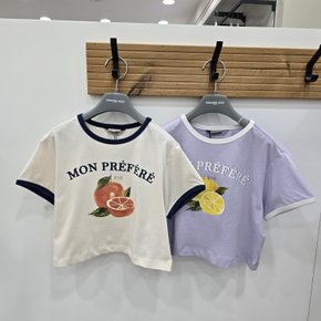 여아  크롭 링거티셔츠   R2622T171_SH